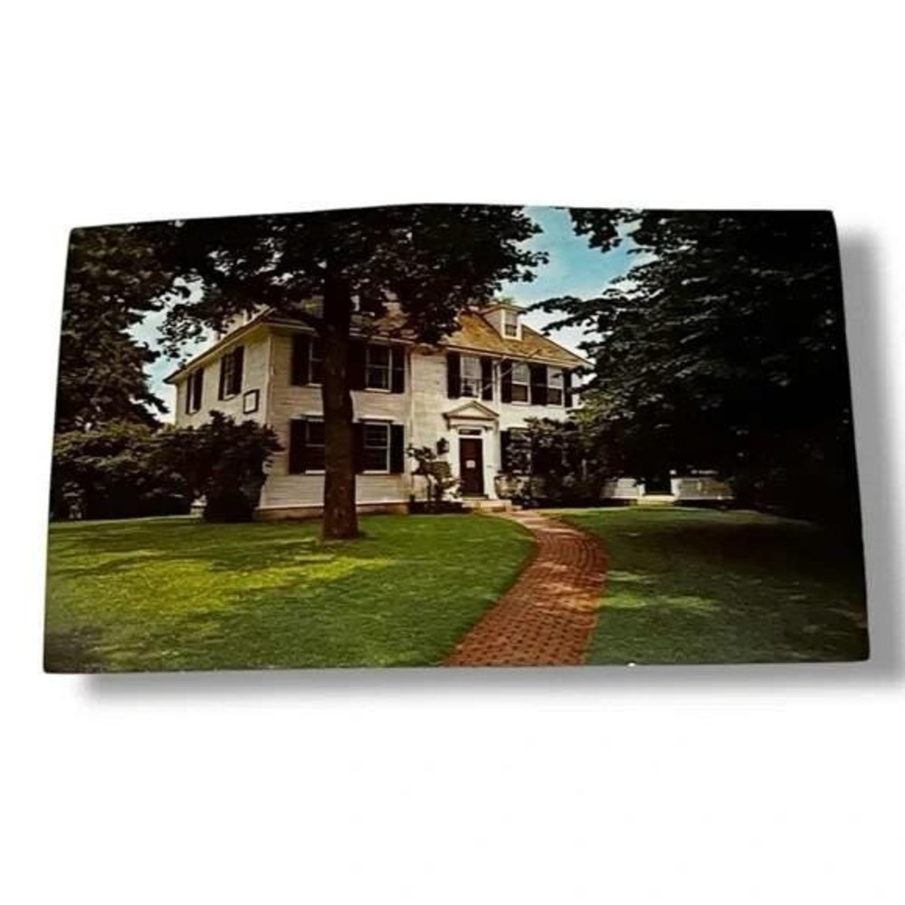 Postcard Buckman Tavern Lexington Massachusetts c1969 Chrome Card C275